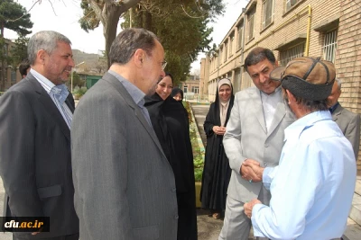 بازدید دکتر محبی نیا از پردیس شهید هاشمی نژاد مشهد مقدس