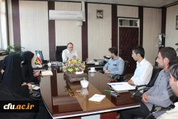 جلسه دکتر مهر محمدی با مسؤولین بسیج