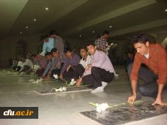 غبار روبی قبور مطهر شهدا