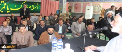 همزمان با یوم الله 13 آبان، روز ملی مبارزه با استکبار جهانی و در آستانه ماه محرم الحرام؛ حجت الاسلام و المسلمین سید جواد بهشتی، در نمازخانه سازمان مرکزی دانشگاه فرهنگیان بر

ضرورت مطالعه تاریخ، بزرگداشت نقاط عطف و گرامیداشت قهرمانان آن، همچنین؛ شناسایی و کشف قواعد و قوانین ثابت و عبرت گرفتن از تاریخ تأکید کرد.