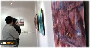 نمایشگاه آثار هنری استاد حسین تحویلیان، مدرس  پردیس شهید باهنر اصفهان دانشگاه فرهنگیان