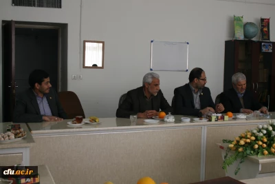 حضور و بازدید مدیر کل و معاون دفتر طرح و برنامه و امور عمرانی سازمان مرکزی دانشگاه فرهنگیان از پردیس های خواجه نصیر و شهید باهنر استان کرمان