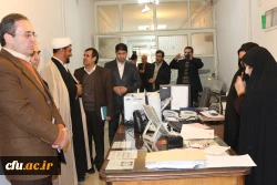 بازدید از قسمت های مختلف مرکز