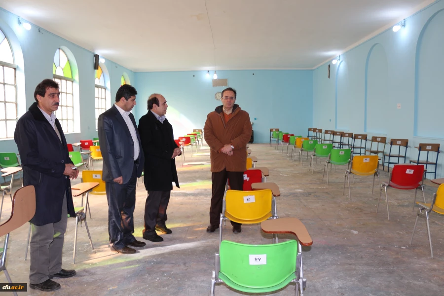 بازدید از قسمت های مختلف مرکز