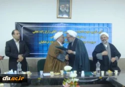 جناب آقای صادق زاده در آیین تکریم و معارفه سرپرستان قدیم و جدید علامه امینی (ره) تبریز