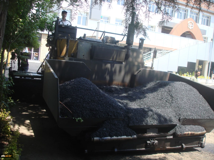 محوطه سازی و آسفالت