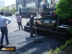 محوطه سازی و آسفالت