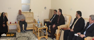 دیدار سرپرست دانشگاه فرهنگیان با خانواده شهید سید علیرضا موسوی منزه، از دانشجو معلمان شهید استان فارس