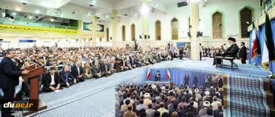 رهبر معظم انقلاب اسلامی حضرت آیت الله خامنه ای(مدظله العالی)در دیدار صدها نفر از استادان دانشگاه ها:

تداوم جدی، پر شتاب و همه جانبه ی نهضت علمی عامل اصلی شکل دهنده سرنوشت آینده ایران و جهان اسلام