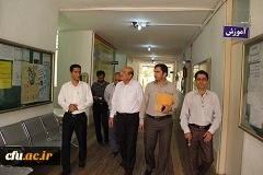 بازدید رئیس مجمع خیرین مدرسه ساز و آموزش عالی هرمزگان از پردیس شهید بهشتی