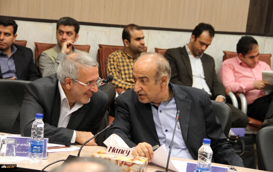 Dr. Sadri (on the right-ISESCO President in Iran ) in Expert Meeting on Promoting the Quality of Teaching and Learning With Emphasis on the Role of Teachers