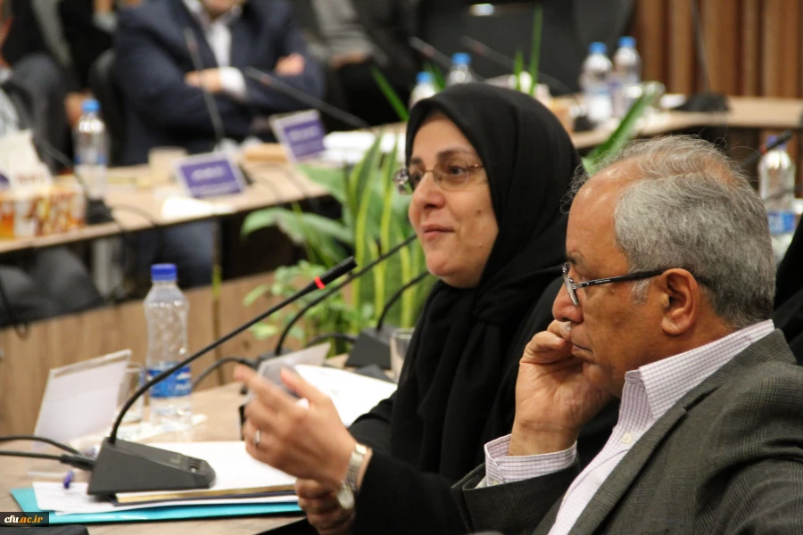 Dr. Golnar Mehran and Dr. Kiamanesh in Expert Meeting on Promoting the Quality of Teaching and Learning With Emphasis on the Role of Teachers