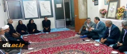 دیدار سرپرست دانشگاه فرهنگیان با خانواده ی مرحوم استاد بیگدلی 2