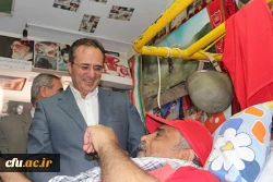 در اولین روز از هفته ی دفاع مقدس، انجام شد:

دیدار سرپرست و مسؤولان دانشگاه فرهنگیان از جانبازان آسایشگاه ثارالله 6