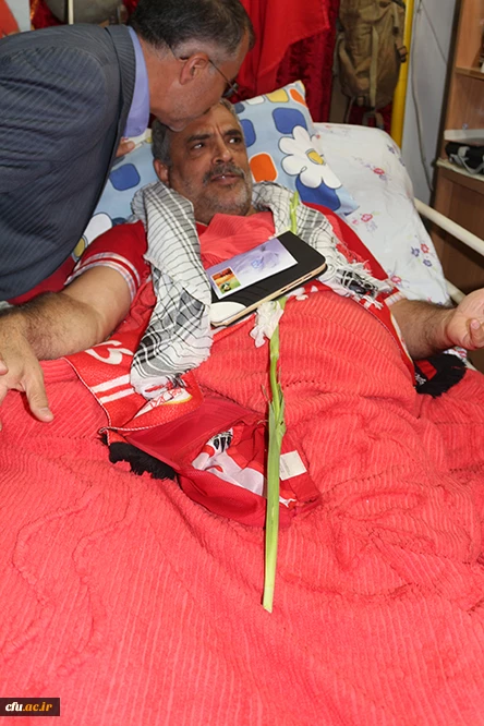 در اولین روز از هفته ی دفاع مقدس، انجام شد:

دیدار سرپرست و مسؤولان دانشگاه فرهنگیان از جانبازان آسایشگاه ثارالله 9