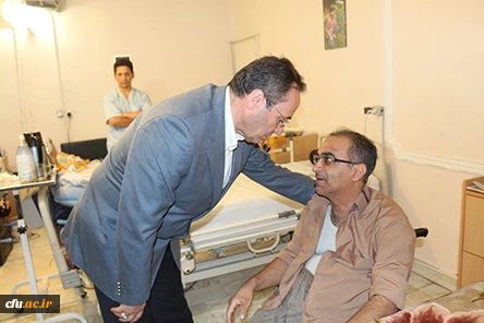 در اولین روز از هفته ی دفاع مقدس، انجام شد:

دیدار سرپرست و مسؤولان دانشگاه فرهنگیان از جانبازان آسایشگاه ثارالله 13