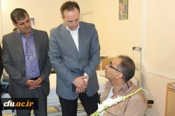 در اولین روز از هفته ی دفاع مقدس، انجام شد:

دیدار سرپرست و مسؤولان دانشگاه فرهنگیان از جانبازان آسایشگاه ثارالله 15