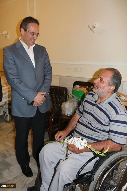 در اولین روز از هفته ی دفاع مقدس، انجام شد:

دیدار سرپرست و مسؤولان دانشگاه فرهنگیان از جانبازان آسایشگاه ثارالله 16