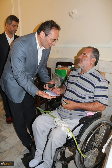 در اولین روز از هفته ی دفاع مقدس، انجام شد:

دیدار سرپرست و مسؤولان دانشگاه فرهنگیان از جانبازان آسایشگاه ثارالله 17