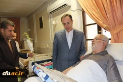 در اولین روز از هفته ی دفاع مقدس، انجام شد:

دیدار سرپرست و مسؤولان دانشگاه فرهنگیان از جانبازان آسایشگاه ثارالله 19