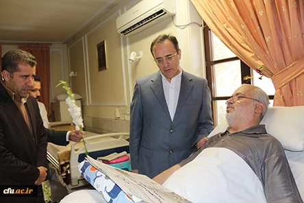 در اولین روز از هفته ی دفاع مقدس، انجام شد:

دیدار سرپرست و مسؤولان دانشگاه فرهنگیان از جانبازان آسایشگاه ثارالله 19