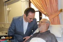 در اولین روز از هفته ی دفاع مقدس، انجام شد:

دیدار سرپرست و مسؤولان دانشگاه فرهنگیان از جانبازان آسایشگاه ثارالله 20