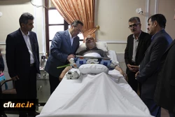 در اولین روز از هفته ی دفاع مقدس، انجام شد:

دیدار سرپرست و مسؤولان دانشگاه فرهنگیان از جانبازان آسایشگاه ثارالله 21