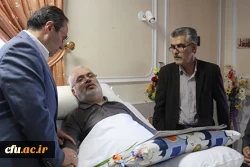 در اولین روز از هفته ی دفاع مقدس، انجام شد:

دیدار سرپرست و مسؤولان دانشگاه فرهنگیان از جانبازان آسایشگاه ثارالله 22