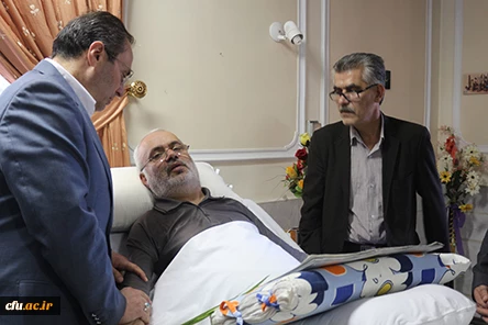 در اولین روز از هفته ی دفاع مقدس، انجام شد:

دیدار سرپرست و مسؤولان دانشگاه فرهنگیان از جانبازان آسایشگاه ثارالله 22