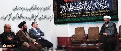 دیدار سرپرست دانشگاه فرهنگیان با امام جمعه موقت قزوین