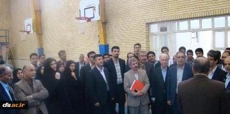 باحضوردکترکیانی معاون هماهنگی و سرکارخانم دکترشهیدی مدیرکل تربیت بدنی دانشگاه فرهنگیان انجام گرفت 

بهره برداری از سالن ورزشی پردیس شهیدباهنراصفهان 2