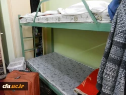 در پی اجرایی شدن تفاهم نامه دانشگاه فرهنگیان با شرکت های صنایع آموزشی و ترنج در خصوص تهیه تختهای استاندارد و تشک های مطلوب 

بازدید مدیرکل پشتیبانی و رفاه به همراه معاون آن اداره کل از پردیس رسالت زاهدان 2