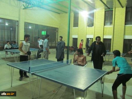 مسابقات تنیس روی میز در پردیس شهیدان پاک نژاد یزد برگزار شد. 2