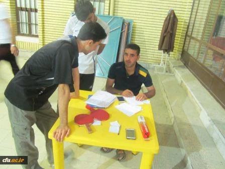 مسابقات تنیس روی میز در پردیس شهیدان پاک نژاد یزد برگزار شد. 8