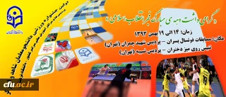 همزمان با ایام الله دهه فجر انقلاب برگزار می شود:

اولین جشنواره ورزشی دانشجو معلمان شاهد و ایثارگر دانشگاه فرهنگیان