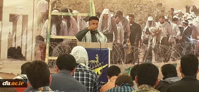 حضورکاروان دانشجومعلمان راهیان نور پردیس شهید مدرس ایلام در مناطق عملیاتی دفاع مقدس