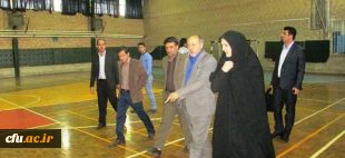 بازدید مدیرکل تربیت بدنی دانشگاه فرهنگیان از پردیس های استان البرز