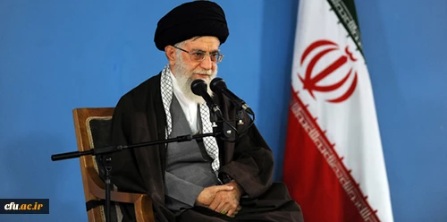 The Supreme leader of Islamic Republic of Iran, Ayatollah Seyyed Ali Khamenei on the occasion of Teachers’ Week (on May 7, 2015). "The subject of Farhangian University is important because the recruitment and training of teachers are done through it". 2Th