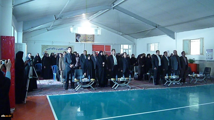 افتتاح سالن ورزشی پردیس شهید صدوقی خواهران استان کرمانشاه 4