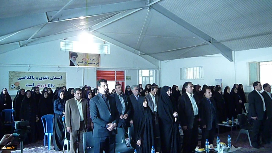 افتتاح سالن ورزشی پردیس شهید صدوقی خواهران استان کرمانشاه 5