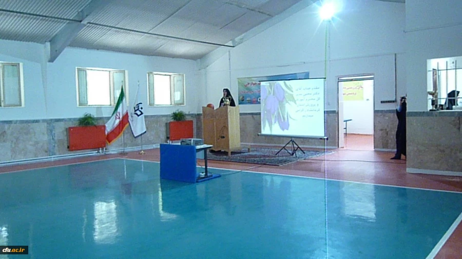 افتتاح سالن ورزشی پردیس شهید صدوقی خواهران استان کرمانشاه 6