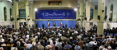 دیدار جمعی از اساتید دانشگاه ها با رهبر معظم انقلاب اسلامی مدظله العالی