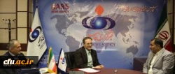 Professor Mahmoud Mehrmohammadi visited Fars News Agency 
 2
