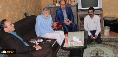 دیدار دکتر مهرمحمدی با خانواده شهید فلاح حق شناس در گیلان