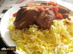 Local Iranian Food ( Chelo Gosht )