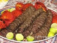 Local Iranian Food ( Kabab Kobideh )