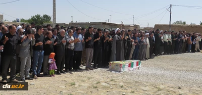 تشییع با شکوه پیکر مطهر شهید محمد نجفی بردستان قدرشناس مردم و مسئولین استان همدان