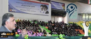 معاون دانشجویی دانشگاه فرهنگیان در آیین افتتاحیه المپیاد ورزشی دانشجومعلمان خواهر دانشگاه:

دانشجو معلمان در قالب ورزش، روح و روان خود را پرورش می دهند