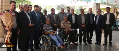 بازدید معاونان ومدیران دانشگاه فرهنگیان ازآسایشگاه ثارالله