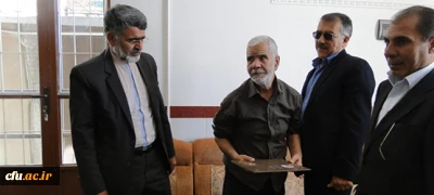 دیدار با  خانواده معظم دانشجو معلم شهید مهدی عبدالله زاده در زرند کرمان